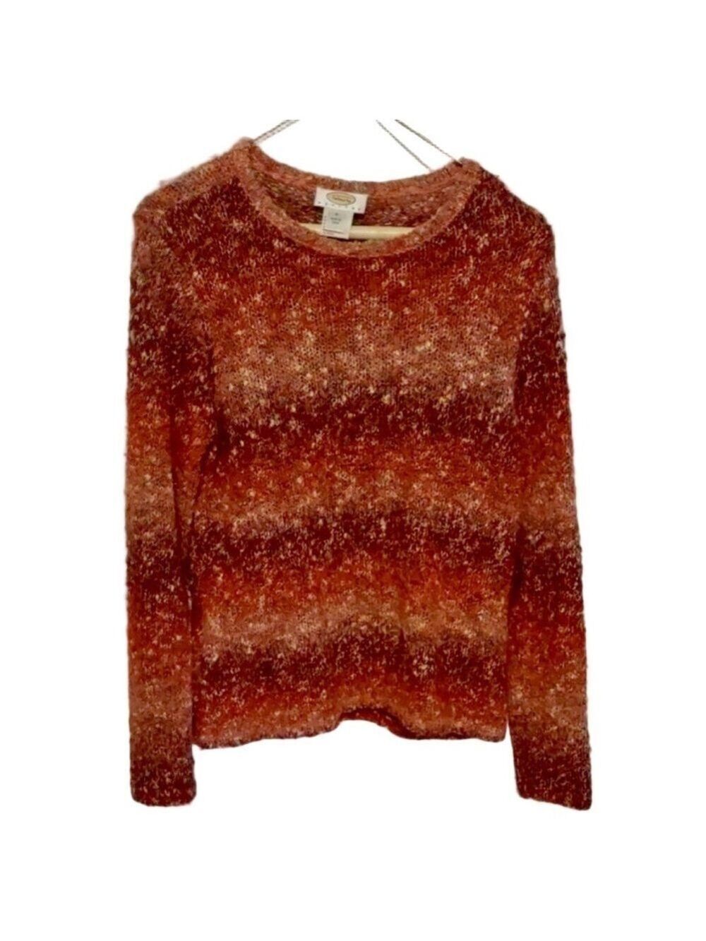 Talbots Multicolor Wool Mohair Alpaca Blend Cozy Sweater Size M